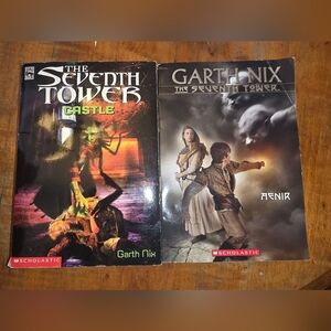 The Seventh Tower Aenir Castle 2 BOOKS by Garth Nix FIRST EDITION